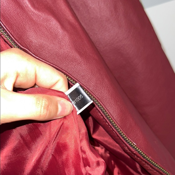 Bagatelle vintage genuine leather burgundy jacket - Picture 6 of 9